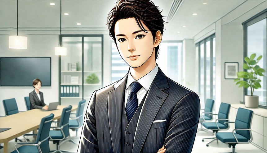 爽やかで紳士的な若者
